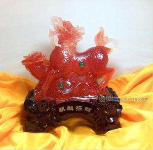 琉璃神兽，招财镇宅 厂家直供创意琉璃貔貅与麒麟鉴赏